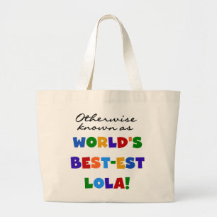 Bolsa Tote Grande Caso contrário, conhecido como o melhor presente d