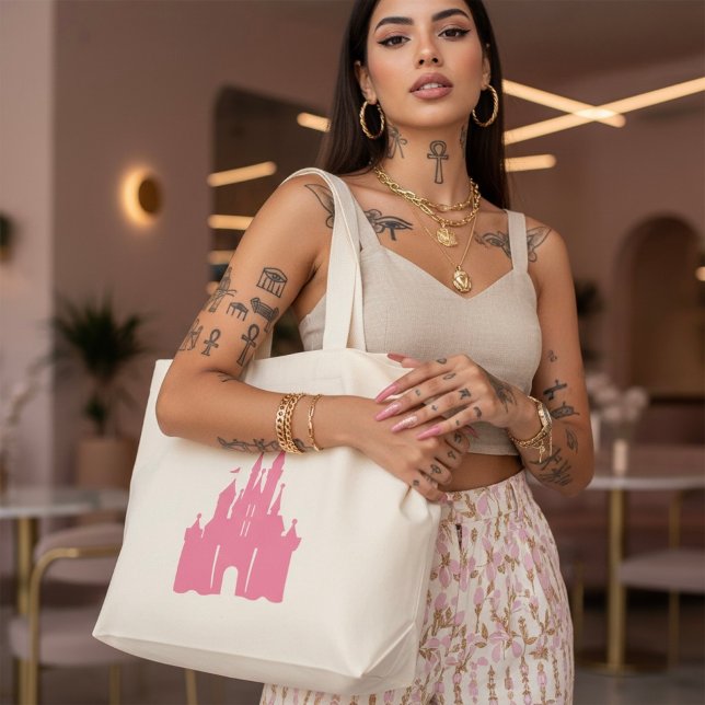 Bolsa Tote Grande Castle Tote Bag (Criador carregado)