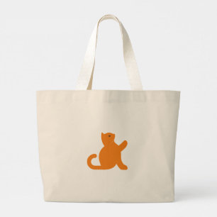 Bolsa Tote Grande Cat Says Hello