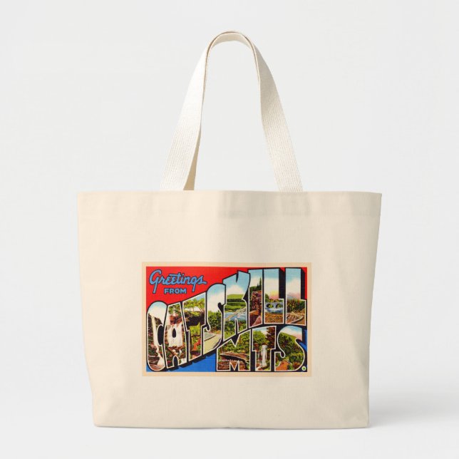 Bolsa Tote Grande Catability Mounts New York Large Letter Postcard (Frente)
