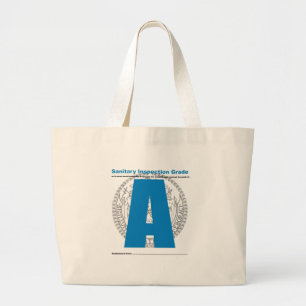 Bolsa Tote Grande Categoria sanitária da inspeção
