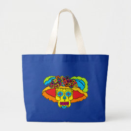 Bolsa Tote Grande Catrina Sugar Skull