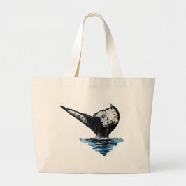 Bolsa Tote Grande Cauda de Baleia
