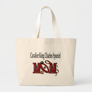 Bolsa Tote Grande cavalier Charles Spaniel MOM Tote Bag