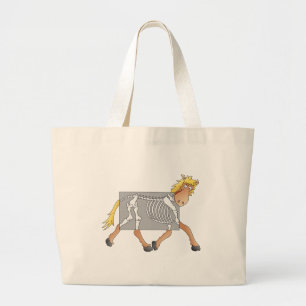 Bolsa Tote Grande Cavalo com raio-x
