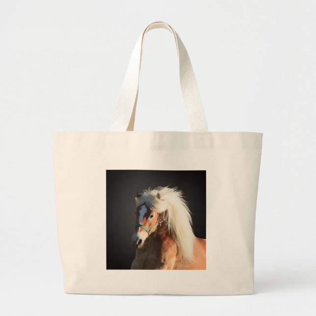 Bolsa Tote Grande Cavalo de Haflinger (Frente)
