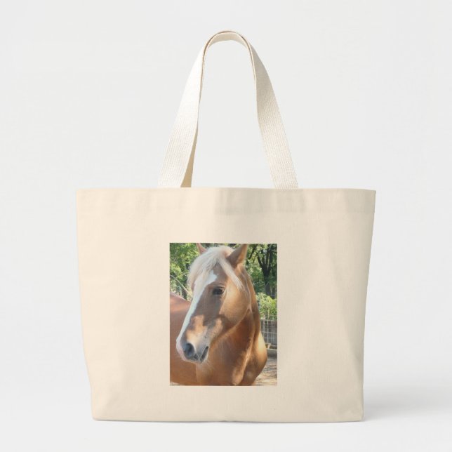 Bolsa Tote Grande Cavalo de Haflinger (Frente)