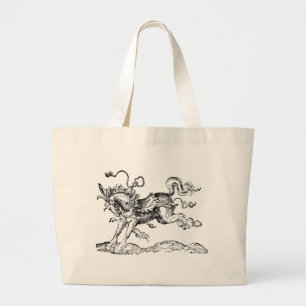 Bolsa Tote Grande Cavalo Renascentista n.o 6 na Saco de Tote