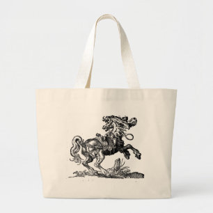 Bolsa Tote Grande Cavalo Renascentista n.o 7 na Saco de Tote