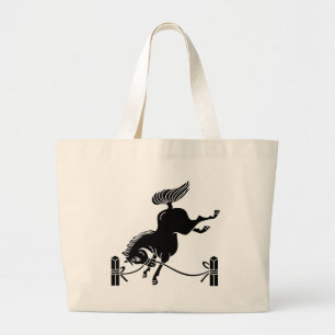 Bolsa Tote Grande Cavalo Soma amarrado