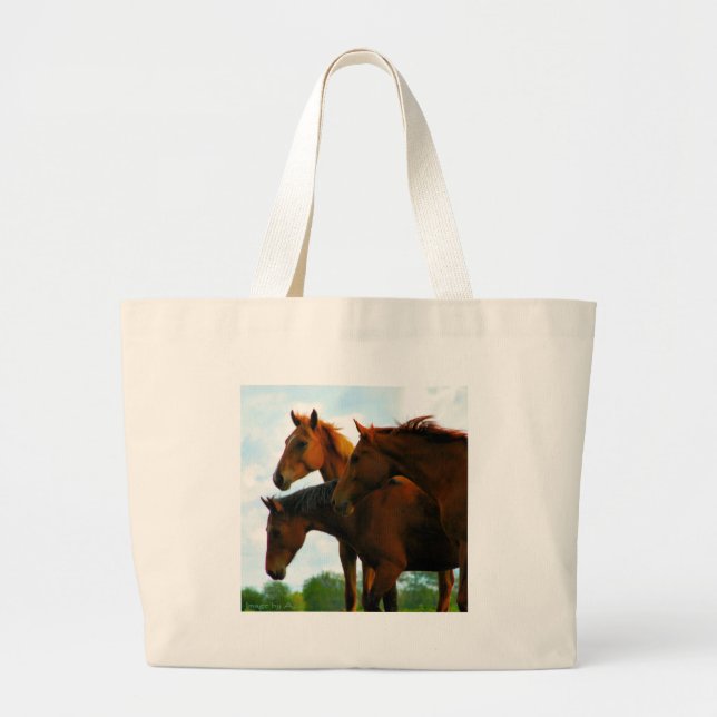 Bolsa Tote Grande Cavalos (Frente)