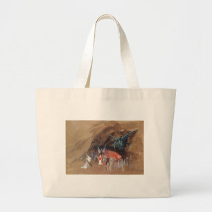 Bolsa Tote Grande Caverna de Dragões de Ryabushkin