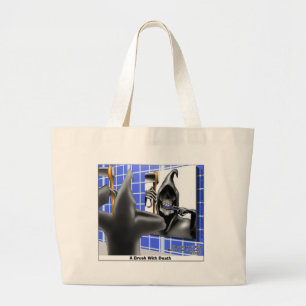 Bolsa Tote Grande Ceifeiro Brush Com Camisetas, Canecas e Presentes 