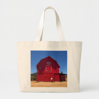 Bolsa Tote Grande Celeiro Vermelho — Jumbo Tote de Fotografia Rural