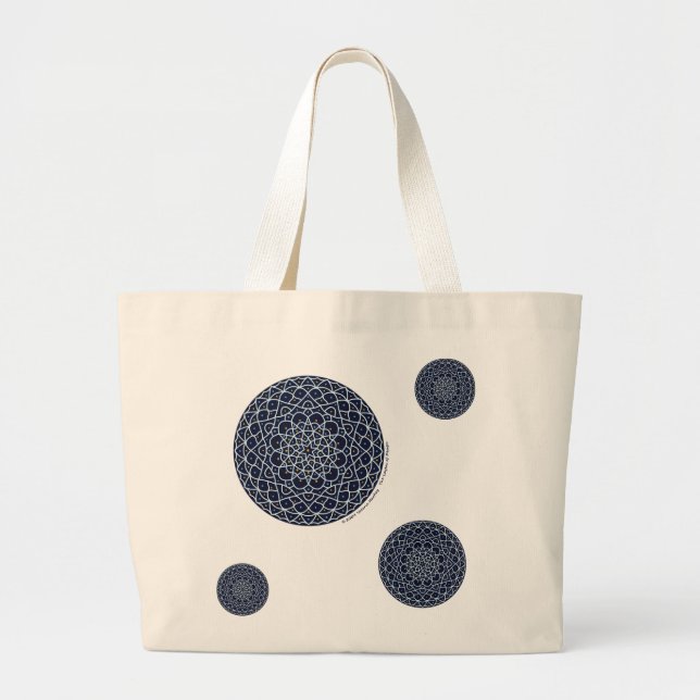 Bolsa Tote Grande Celestial Night Tote Bag (Frente)