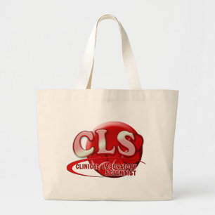 BOLSA TOTE GRANDE CÉLULAS SANGUÍNEAS CIENTISTAS DO LABORATÓRIO CLS R