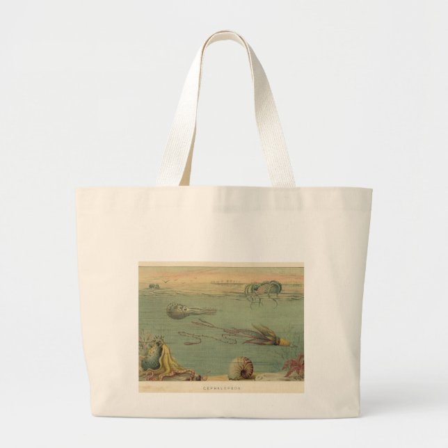 Bolsa Tote Grande Cephalopoda (Frente)