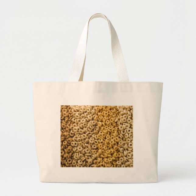 Bolsa Tote Grande Cereal do café da manhã (Frente)