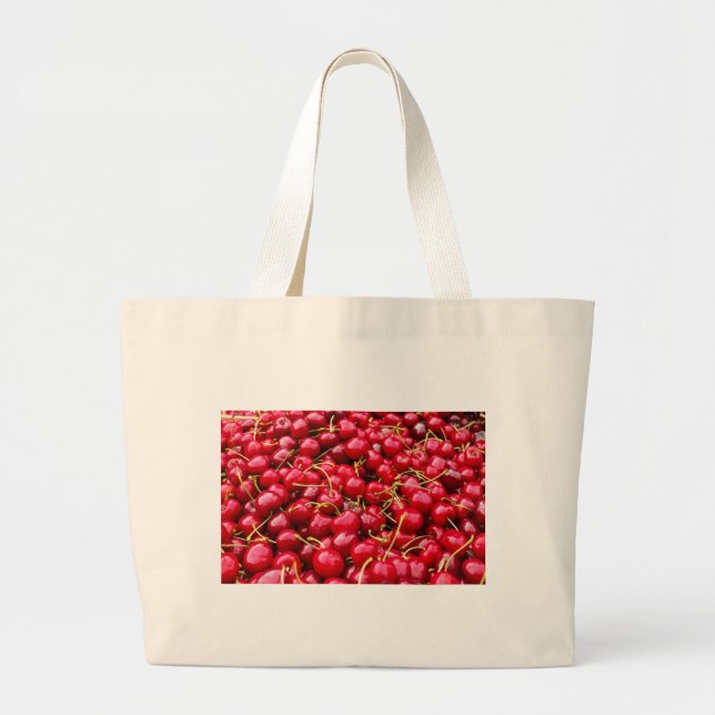 Bolsa Tote Grande Cerejas (Frente)