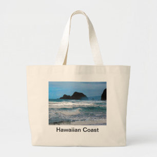 Bolsa Tote Grande Céu Azul da Costa Havaiana