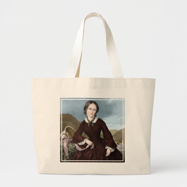 Bolsa Tote Grande Charlotte Bronte (Frente)