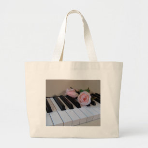 Bolsa Tote Grande Chaves cor-de-rosa da pétala