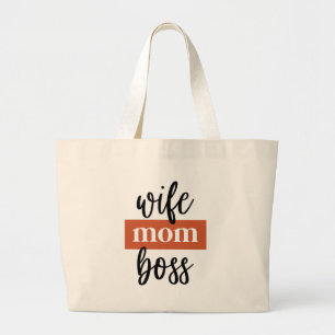 Bolsa Tote Grande chefe da esposa/Ehefrau Mutter Chfin
