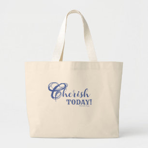 Bolsa Tote Grande Cherish hoje! Sacola de Viagem Jumbo