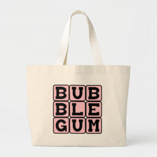 Bolsa Tote Grande Chiclete, Cor e Doce