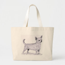 Bolsa Tote Grande Chihuahua de Smoothcoat - estando