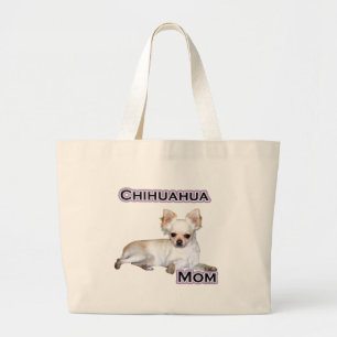 Bolsa Tote Grande Chihuahua Mãe 4