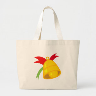 Bolsa Tote Grande Christmas Bell