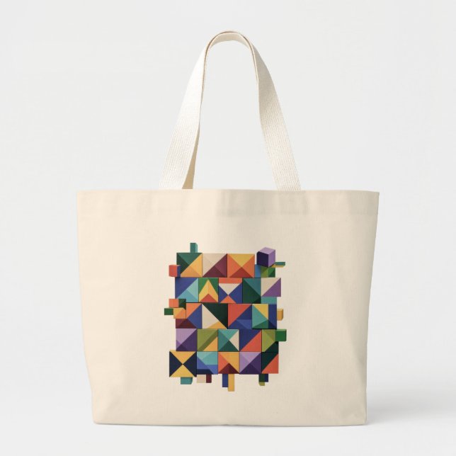 Bolsa Tote Grande Chromatic Structure (Frente)