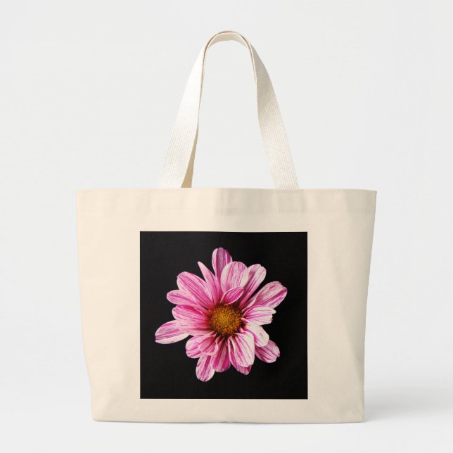 Bolsa Tote Grande Chrysanthemum Flower jtcna (Frente)