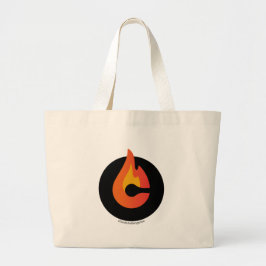 Bolsa Tote Grande CHURCH CHALLENGE Orange Flame