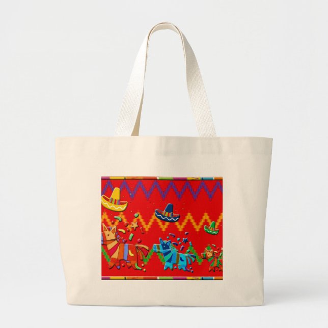 Bolsa Tote Grande Cinco De Mayo (Frente)