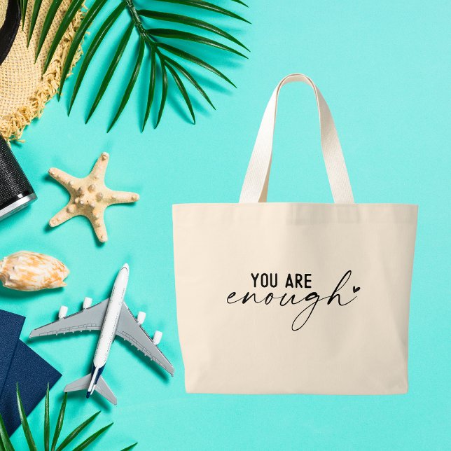 Bolsa Tote Grande Citações Boho Inspiration (Criador carregado)