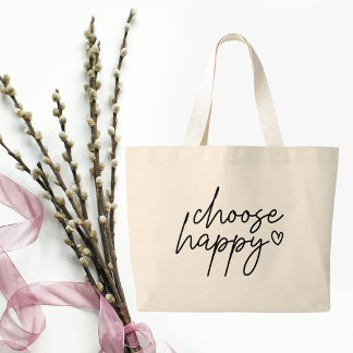 Bolsa Tote Grande Citações Boho Inspiration