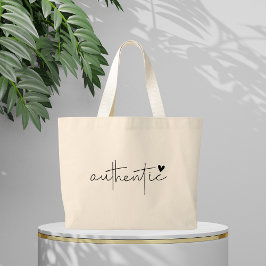 Bolsa Tote Grande Citações Boho Inspiration