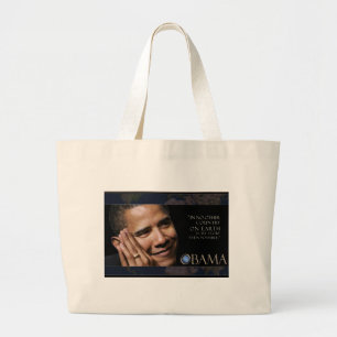 Bolsa Tote Grande Citações inspiradas de Obama