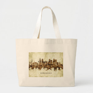 Bolsa Tote Grande Cityscape Espanha de Barcelona