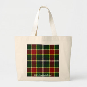 Bolsa Tote Grande Clan MacLachlan Scottish Tartan Bag