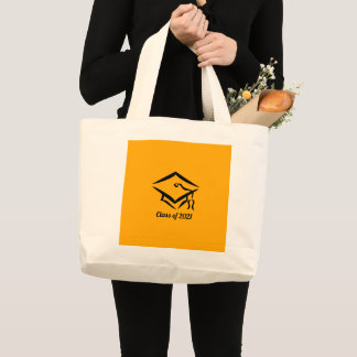 Bolsa Tote Grande Classe de Graduação de 2021 GLDBLK