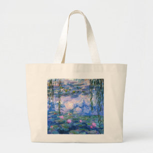 Bolsa Tote Grande Claude Monet Water Lillies 1919
