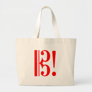 Bolsa Tote Grande Clef de alto para jogadores da viola