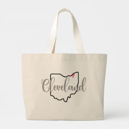 Bolsa Tote Grande Cleveland Ohio Mug