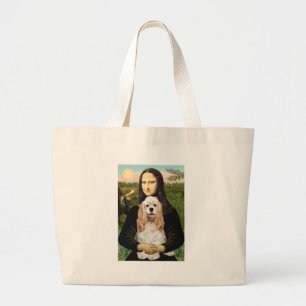 Bolsa Tote Grande Cocker (Buff) - Mona LIsa