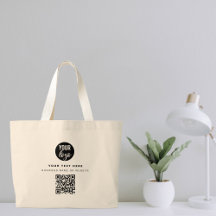Código QR Logotipo comercial Moderno e minimalista
