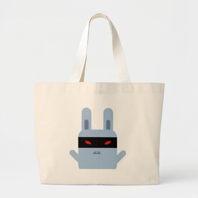 Bolsa Tote Grande Coelho mau (Frente)