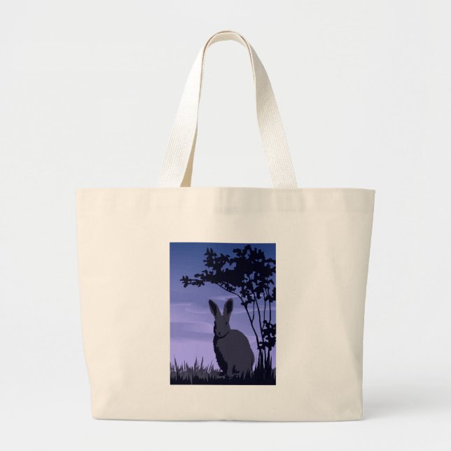 Bolsa Tote Grande Coelho selvagem (Frente)